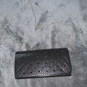 Black clutch/purse.